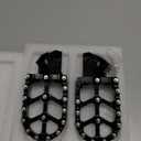 JFG RACING Dirt Bike Pegs,Motorcycle Foot Pegs MX Foot Pedals Rests CNC for Light Bee Surron/CRF150F CRF230F 2003-2019/KDX200 1983-1994 - Purple