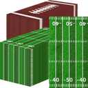 Football Napkins, 50pcs Football Party Napkins Tailgate Party Decorations Paper Napkins Disposable Football Napkins for Parties Game Day Football Theme Birthday Decorations