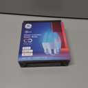 GE Cync Smart LED Light Bulbs, Color Changing Decorative Light Bulbs, Indoor WiFi Lights, Matter Compatible, Compatible with Alexa and Google Home, Medium Base (3 Pack)