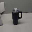 Pack Of 4 Stainless Steel Insulated Travel Mug, Blue Cups 