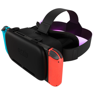 Orzly VR Headset Designed for Nintendo Switch & Switch OLED Console with Adjustable Lens for a Virtual Reality Gaming Experience and for Labo VR - Colour Pop - Gift Boxed Edition Tanami 