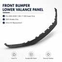 Front Bumper Lower Valance Panel FIT Ford F-250 F-350 Super Duty 2WD 2023-2025, Front Air Dam Deflector, Reference PC3Z-17626-BA