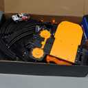 Slot Car Race Track with 4 High-Speed Racing Cars Battery or Electric Race Car Toy for Kids Boys, Dual Racing Game 2 Hand Controllers Toys for Girls Children Age 6,7,8-12 Years Old