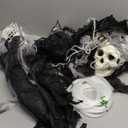 JOYIN 3 Pack Hanging Halloween Skeleton Ghosts Decorations Outdoor, Grim Reapers for Best Halloween Outdoor Decorations, Haunted Haunted House Prop, Party Supplies