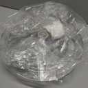 FRIXCHUR 11.8" Crystal Chandelier Chrome Flush Mount Ceiling Light 5 Tiers Raindrops Silver Chandeliers for Bedroom Hallway Living Room,E26 Base