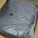 Sweetcrispy Home Office Managerial Executive Chair with Ergonomic Design, Mid-Back Mesh Swivel, Comfortable Lumbar Support and Rotating Wheels for Bedroom, Study