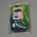 BERON Neon Green Wig Long Wavy Soft Synthetic Wigs with Straight Bangs for Women Cosplay Party Halloween Wig Cap Include, Length:65cm/26"(±5cm/2")