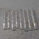 Sliner 48 Pack Birthday Shot Glasses Bulk Unbreakable 1.4 oz Cheers to 40/45/50/55/60 Years Shot Glass Thick Base Mini Clear Plastic Wine Glass Anniversary Favors for Guests Birthday (Gold,50th)