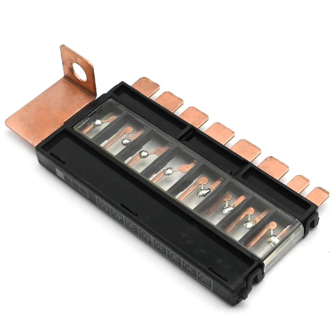 Anxingo 38232-TA0-A01 38232TA0A01 Multi Block Fuselink Fuse, 8 Circuit Multi Block D-2 Fuselink Fuse with Screw, Replacement for Honda Accord 07-12, Crosstour 10-15, TL 09-14, TSX 09-14