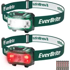EverBrite Headlamp, 2 Pack Kids Headlamp with Red Light and Memory Function, Head Lamp for Adults and Kids with 5 Modes, Bright Headlamps for Camping, Running, Batteries Included (Green) EverBrite Headlamp, 2 Pack Kids Headlamp with Red Light and Memory Function, Head Lamp for Adults and Kids with 5 Modes, Bright Headlamps for Camping, Running, Batteries Included (Green)