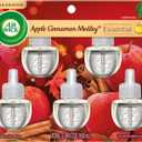 Air Wick Plug In Scented Oil Refill,Fall Scent, Fall Dcor, Apple Cinnamon Medley, 5 ct
