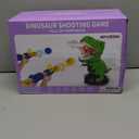 Dinosaur Shooting Toys for Kids 3-5 Years, Movable Target Shooting Games with 2 Air Pump Launcher, Interactive Competition Game Gift for Boys and Girls Ages 3 4 5 6 7 8 Years Old (2 Popper Guns)