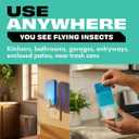 STEM Flying Insect Light Trap Refill Cartridges, Indoor Fruit Fly Trap, Insecticide-Free Pest Control for Home, Attracts and Traps Insects, Official STEM Refills - 4 Count