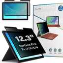 SenseAGE Magnetic Privacy Screen Protector for Surface Pro 12.3 inch (7+/7/6/5/4), Easy On/Off Privacy Filter, Anti-Blue Light, Glare, Laptop Screen Filter, Compatible with Surface Pro 12.3"