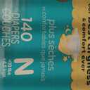 Pampers Swaddlers Diapers, Size 0 (up to 10 lbs), 140 Count, Absorbent, Keeps Baby Dry and Comfortable, Skin Safe Disposable Baby Diaper