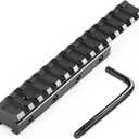 11mm Dovetail to 21mm Upgraded Build-in Locking Screws Picatinny Rail Low Profile Scope Mount Converter Base 3/8" to 7/8" Converter