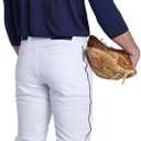 Champro Boys Triple Crown 2.0 Baseball Knickers with Braid (White, XL)