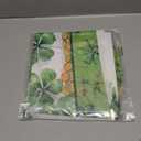 XCHI Green Hats Shamrock Coins St. Patrick's Day Tablecloth Rectangle Table Cloth Washable Table Covers for Indoor Outdoor Dining Home Party Decorations 60x104 Inch