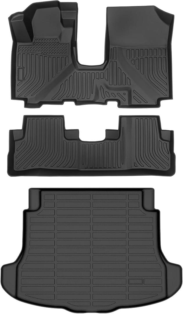 for Honda CRV Floor Mats 2007 2008 2009 2010 2011 LX/SE/EX/EX-L Car Mats for Honda CR-V Accessories All Weather Cargo Liner