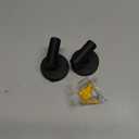 Kruodop Towel Hooks for Bathroom,2 Packs Wall Mount Towel Holder,Black Matte Wall Robe Hook,Stainless Steel Heavy Duty Door Hanger Towel Hook for Kitchen, Bedroom,Hotel,Pool,Coats(Drilling)