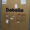 Babelio Baby Gate for Doorways and Stairs, 26''-40'' Auto Close Dog/Puppy Gate, Easy Install, Pressure Mounted, No Drilling, fits for Narrow and Wide Doorways, Safety Gate w/Door for Child and Pets