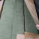 MAXYOYO 6" Folding Sofa Bed for Floor, Tufted Tri-Fold Floor Mattress with Chenille Fabric, Full Size Portable Sofa Couch Guest Mat for Adults, Foldable Topper for Camping, Green, 53"x75"