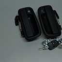 Lcyolada Exterior Door Handles w/Lock Cylinders & Keys for 1995-2004 Toyota Tacoma, Front Driver and Passenger Side Replaces 69220-35020, 69210-35020, 6905135070, 6905235070