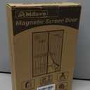 Magnetic Screen Door, Heavy Duty Door Screen Magnetic Closure Keep Bugs Out,Pet & Kid Friendly，Hands Free Door Screen Fit Door Size 60 x 80 Inches