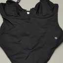 Popilush Shapewear Bodysuits for Women - Tummy Control Body Suits for Womens Deep V Corset Tops Thong Concert Outfits (Small, Black)