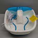 Homedics Bubble Mate Foot Spa, Toe Touch Controlled Foot Bath with Invigorating Bubbles and Splash Proof, Raised Massage nodes and Removable Pumice Stone