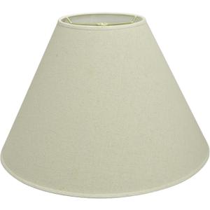 Aspen Creative 32023A Transitional Hardback Empire Shaped Spider Construction Lamp Shade in Beige, 18" wide (7" x 18" x 12 1/2")