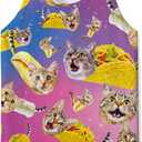 Goodstoworld Mens 3D Tank Top Novelty Graphic Breathable Quick Dry Sleeveless Beach Shirt XL (Pink Cat)