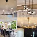 Dimmable T6 LED Frosted Bulbs, 6W E12 Edison Light Bulbs Warm White 2700K,600lm, 60W Candelabra Incandescent Bulbs Equivalent Vintage LED Filament Edison Candle Bulb with Decorative, 6Pack.