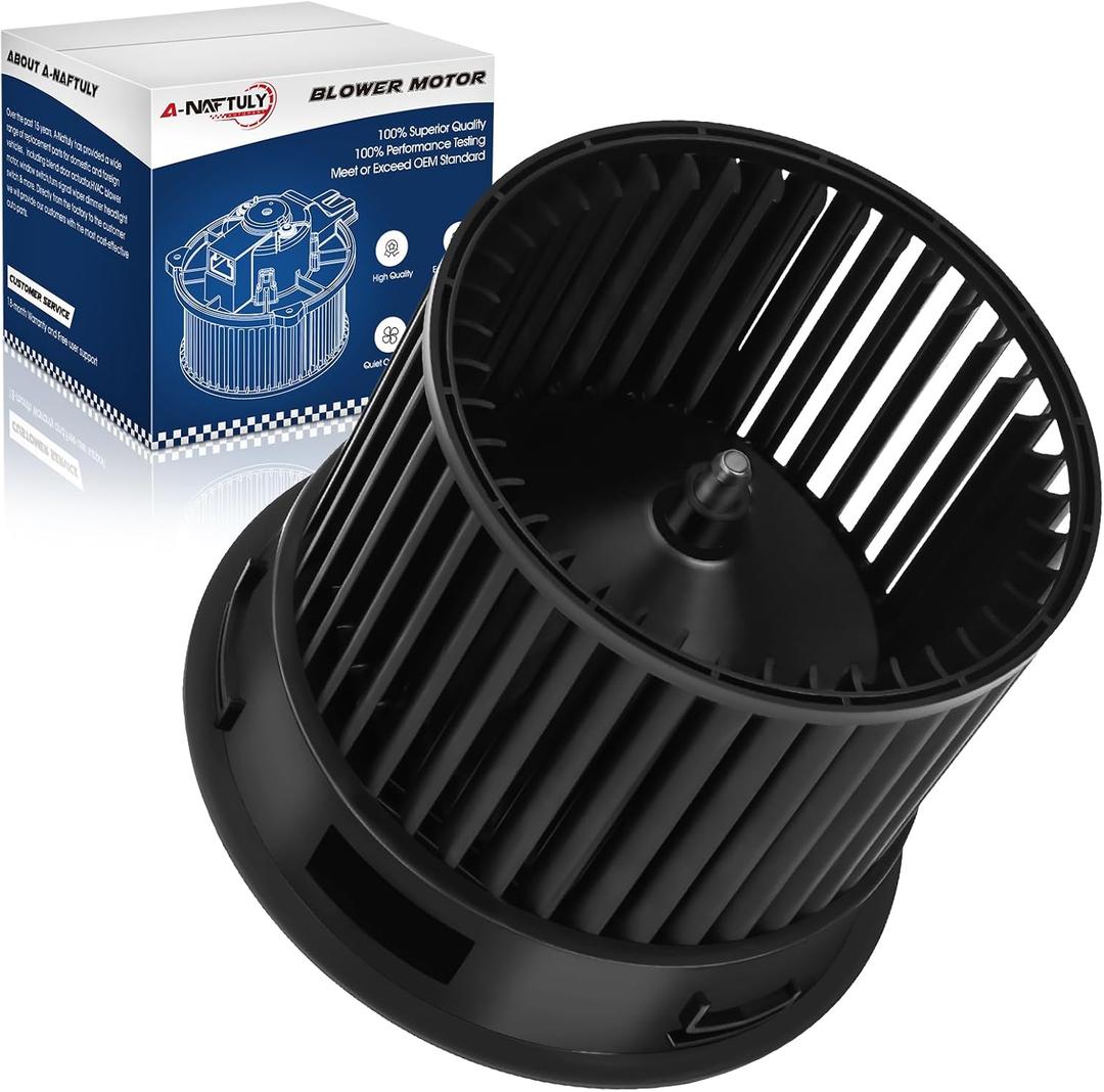 AC Blower Motor Fan Fits for 2011-2017 Nissan Juke S SL SV, 2009-2014 Nissan Cube, 2011-2012 Nissan Leaf, Front HVAC Plastic Heater Blower Motor Replacement 272261FC0B, 700256