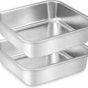 Stainless Steel Dog Bowls, [2 Pack] Water and Food Bowl Set, 1.6L Pet Metal Dishes for Small Medium Large Dogs