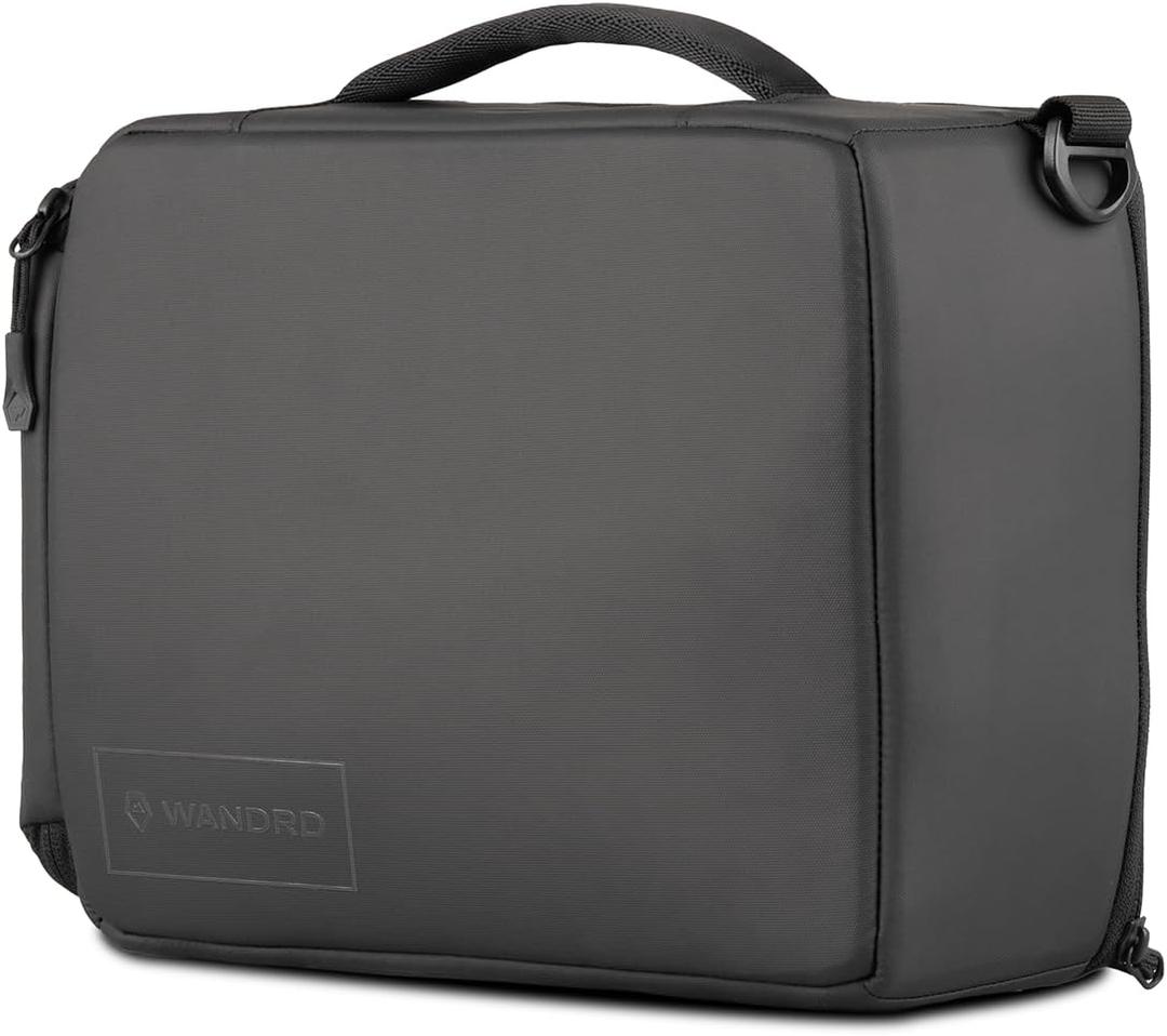 WANDRD All New Essential Camera Cube V2: Weather-Resistant Camera Organizer with Soft Grey Interior, Modular Dividers & Quick Side AccessFits PRVKE 21L Traveling Bag, Mirrorless Setup, & Accessories (Black)