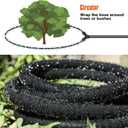 Soaker Hose for Tree Heavy Duty 10 FT Garden Ring Hose with Y Splitter(10FT*2)