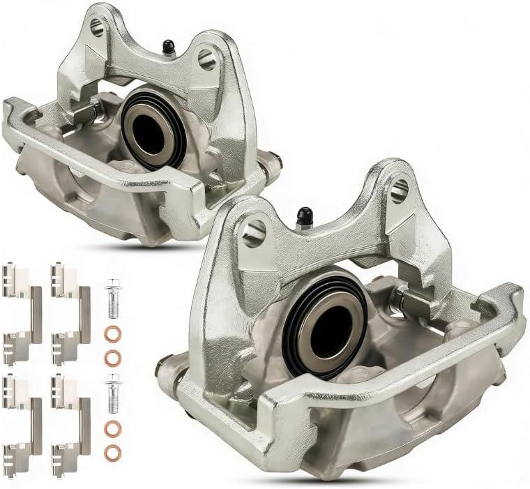 Rear Disc Brake Calipers w/Brackets Pair FIT 2007-2020 Chevrolet Silverado Tahoe Suburban FIT GMC Sierra Yukon FIT Cadillac Escalade 18-B5030 18-B5031 2-Pack