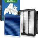 Cabin & Engine Air Filter Fit for Hyundai Elantra 2021-2026 (1.6L/2.0L Gas), Kona 2024-2026 (1.6L/2.0L Gas) Air Filter Replace#97133L1000 28113AA100 (Not for Hybrid!)