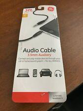 GE 33544 3.5mm Auxiliary Audio Cable, 3ft 2 Pack