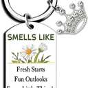 New Beginnings Gifts for Women Farewell Gifts for Coworkers Leaving Going Away Goodbye Gift for Coworker Friend Boss Congratulations New Job Inspirational Keychains Womens Stocking Stuffers 2026