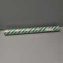 MAYPLUSS Christmas Diagonal Stripe Gift Wrapping Paper - 17 Inch X 33 Feet - Classic Green and Luxury Gold Foil Crafty Stripe Gift Wrap for Holiday Wedding, Birthday Party Showers and Scrapbooking