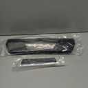 1 Set Tailgate Handle Cover Exterior Trim for Ford F-150 2021-2024 ABS Carbon Fiber Pattern Black
