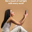 BodyGuardz Red Light Converter Screen Protector Passive Red Light Therapy for Face - Promotes Better Sleep, Healthier Skin, Reduced Eye Strain 9H Tempered Glass, Easy Install (iPhone 17 Pro / 16 Pro)
