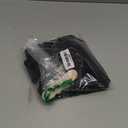 OEAK Womens Deep V Bras Wireless Comfortable Bra Supportive No Underwire Bras Tshirt Push Up Bralettes Plunge Seamless Bra (X-Small, Black)