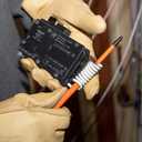 Klein Tools 6936INS Insulated Screwdriver, Made in USA, Screwdriver with 1000V Slim Profile Tip, #2 Phillips with 6-Inch Shank, Cushion-Grip Handle