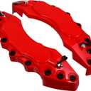 iplusmile Brake Caliper Cover, 2Pcs Car 3D Universal Car Disc Brake Caliper Covers Front Rear Caliper Cover Refit Accessories (27.70X7.90X6.00CM)