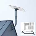 IZLTUV-Gen 3 Mount for Starlink, Heave Duty Adjustable 2-Way Wall Mounting Kit Compatible with V3 Starlink Standard Dish, Include Gen 3 Pipe Adapter