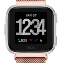 WITH it Stainless Steel Mesh Band for Use With Fitbit Versa