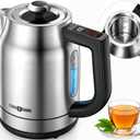 Electric Kettle with Temperature Control, 1.7L 1500W Stainless Steel Tea Kettle, 13 Preset Temperatures, LED Display, Keep Warm 2 Hours, Strix Thermostat, BPA Free Hot Water Boiler for Tea & Coffee